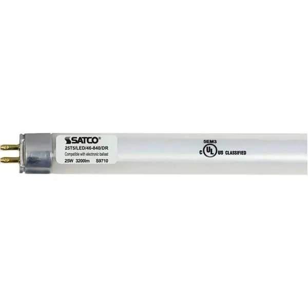 Satco S9710 T5 LED Lamp 25-Watt 2-Pin Miniature Base 3200-Lumens 82 CRI 4000K Cool White Brand New