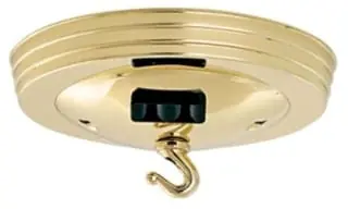 Free Returns Satco 90/1072 Canopy Kit with Convenience Outlet 5-Inch White For Use With Indoor Canopy Light Fixtures