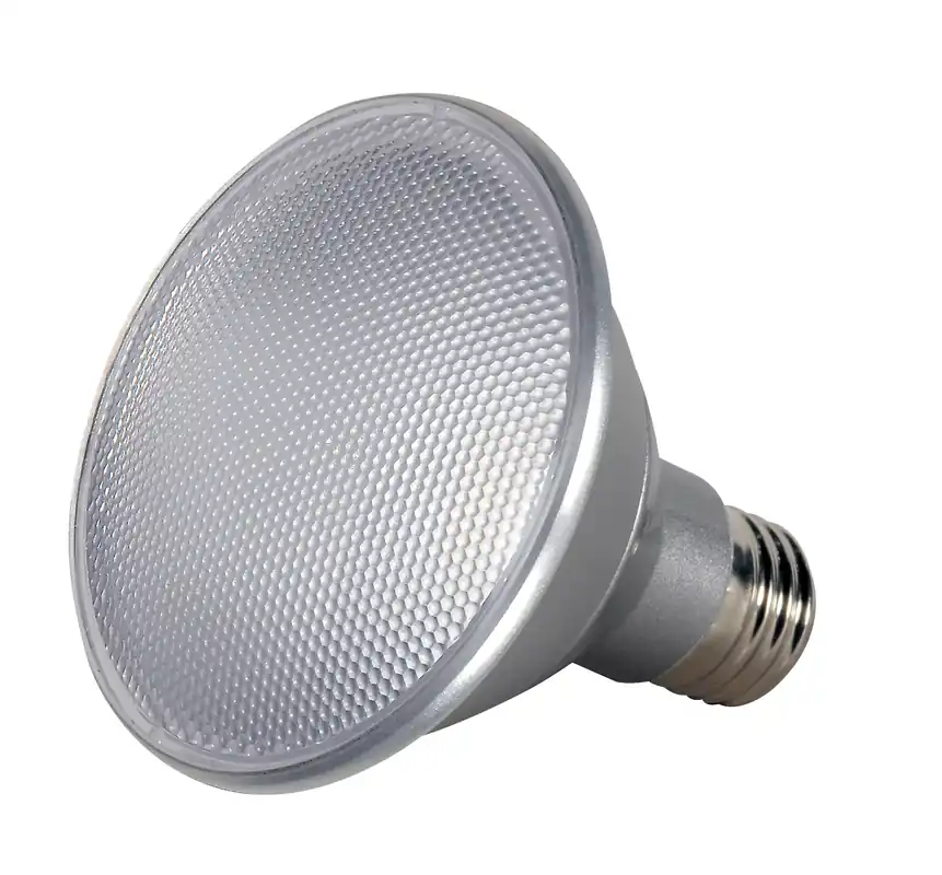 Satco S9419 Dimmable PAR30 Short Neck LED Lamp E26 Medium Screw Base 13-Watt 1000-Lumens 83 CRI 5000K Natural White Genuine