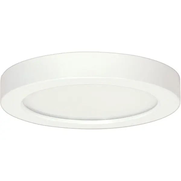 Certified Satco S9339 Dimmable LED Flush Mount Fixture 120-Volt AC White Blink