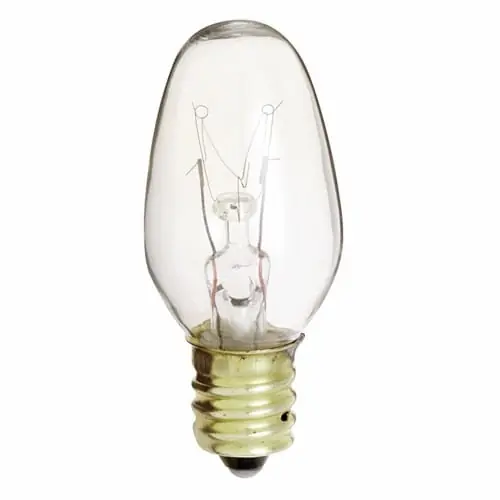 Satco S3903 Dimmable C7 Incandescent Lamp E12 Candelabra Base 10-Watt 60-Lumens Affordable