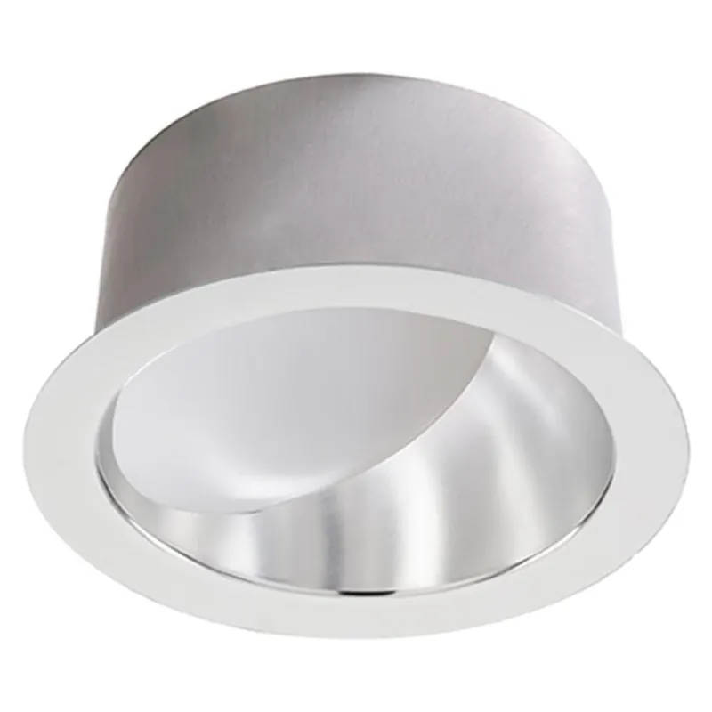 Lightolier P4RLWCC 4-Inch Wall Wash Lensed Reflector Trim Round Comfort Clear Reflector White Painted Flange LyteProfile Brand New