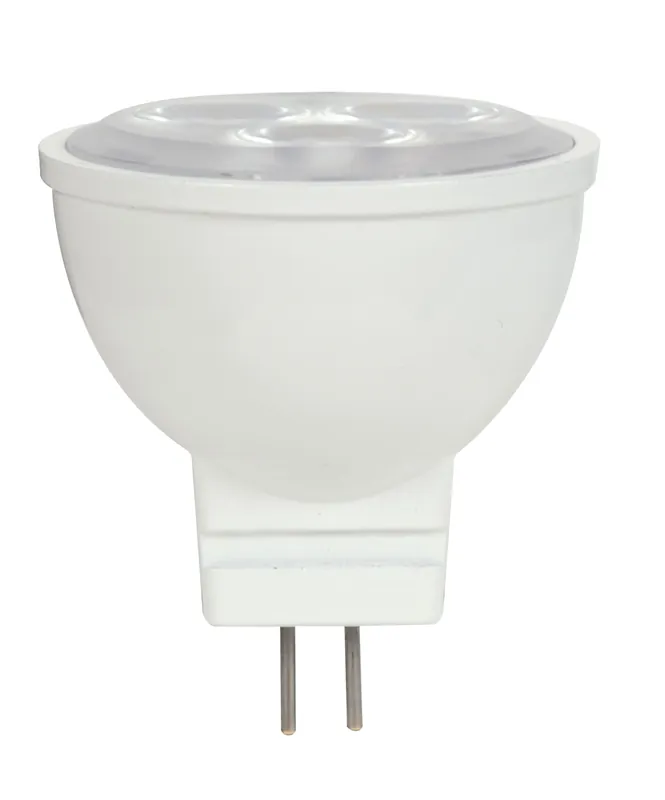 Satco S9283 MR11 High Efficacy LED Lamp 2-Pin GU4 3-Watt 210-Lumens 5000K 80 CRI Natural Light Low Price