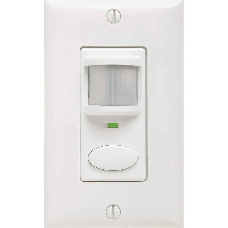 Final Sale Lithonia Lighting WSD-PDT-VA-WH Dual Technology (PIR/Microphonics) Vacancy Sensor 625 - 2025-Sq-ft 120/277-Volt AC White Sensor Switch