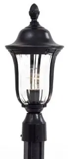 Budget INCANDESCENT POLE MOUNT LIGHT FIXTURE MLAM 8845 94 MORGAN PARK 1LT POST