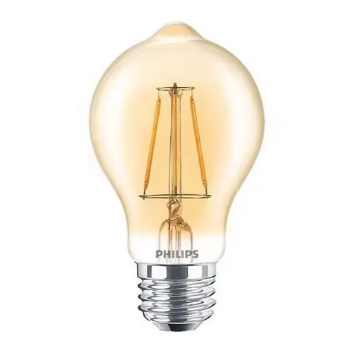 Price Drop Philips Lighting 461665 Dimmable A19 LED Lamp 4.5-Watt E26 Medium Base 350-Lumens 80 CRI 2000K Warm Amber