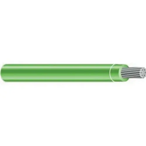Best Choice THHN-2/0-AL-STR-GREEN-1000R Stranded Aluminum THHN Cable 2/0-AWG 1000-ft Reel Green