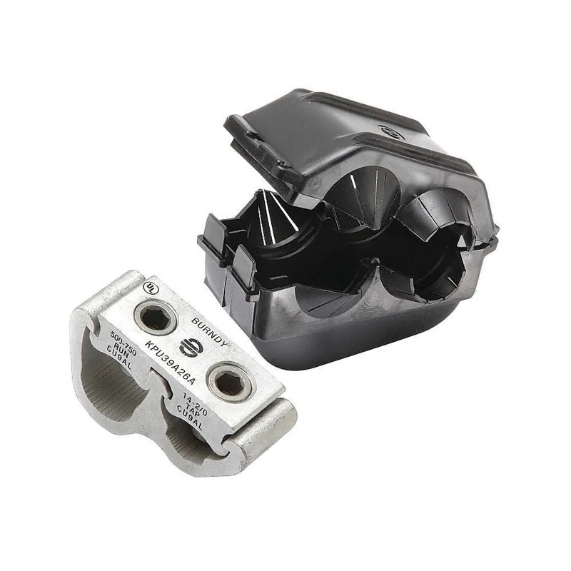 Burndy KPU39A26AC Aluminum KPU-AC Series Insulated Gutter Tap 500-750-KCMIL Run 14-AWG Solid-2/0-AWG Stranded Fast Shipping