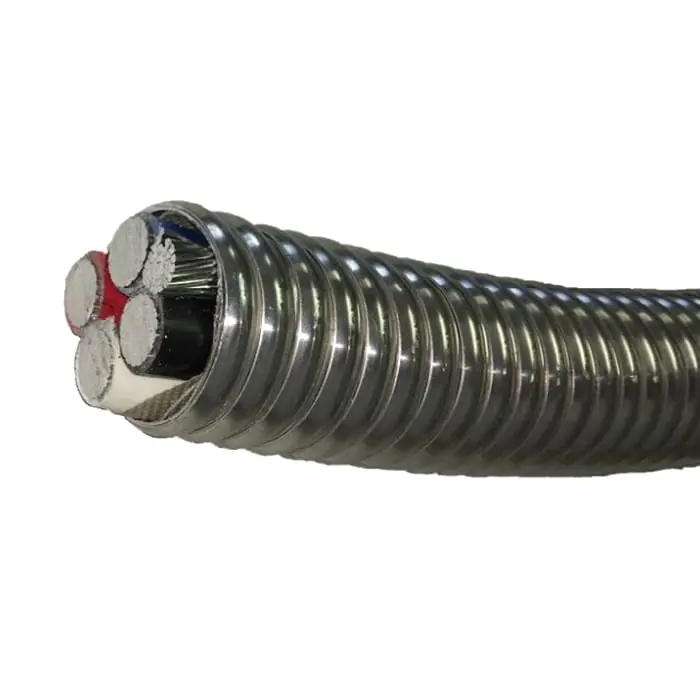 Time-Limited MC-750-3-ALUM-COND Aluminum Conductor Aluminum Armored MC Armored Cable 750/3