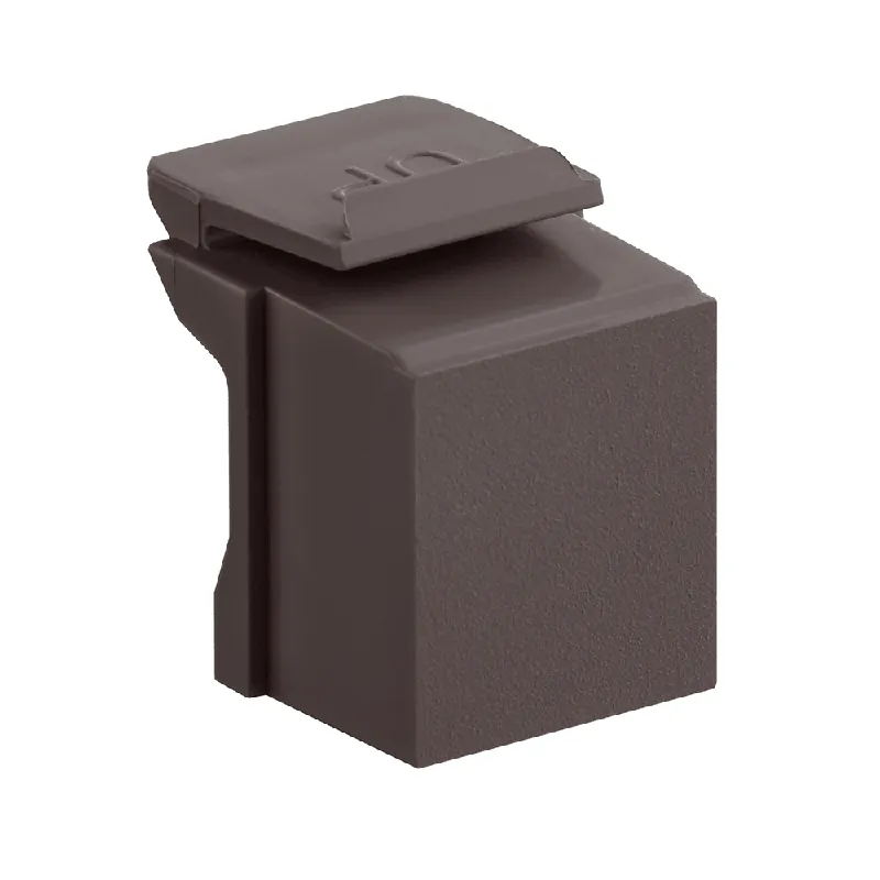 Leviton 41084-BB Surface/Flush Mount Blank Insert Plastic Brown QuickPort Big Sale