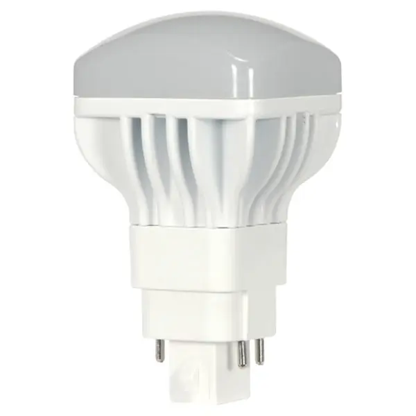 Satco S9300 13W/V/LED/CFL/827/4P Dimmable PL Vertical CFL LED Replacement Lamp 4-Pin G24q 9000-Lumens 80 CRI 2700K Warm White Exclusive