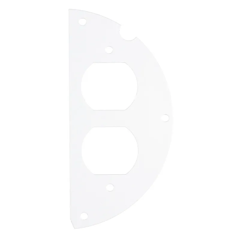 Hubbell-Wiring S1R6SPI Recessed Fire-Rated Poke-Thru Sub Plate 5-1/4-Inch SystemOne Authentic
