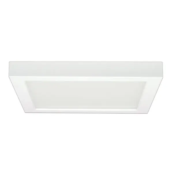 Satco S9343 Dimmable LED Flush Mount Fixture 120-Volt AC White Blink Professional Grade