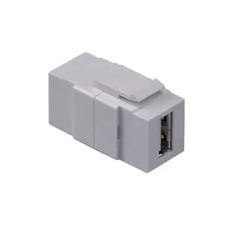 AUDIO VIDEO SYSTEM CONNECTOR LEV 40835 G USB FEED THROUGH CONN Free Shipping