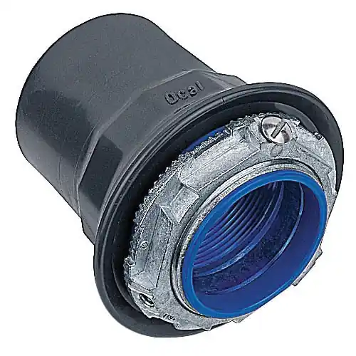 Thomas & Betts STG7-G PVC Coated Zinc Alloy Insulated Grounded Hub Connector 2-1/2-Inch Ocal® Fast Shipping