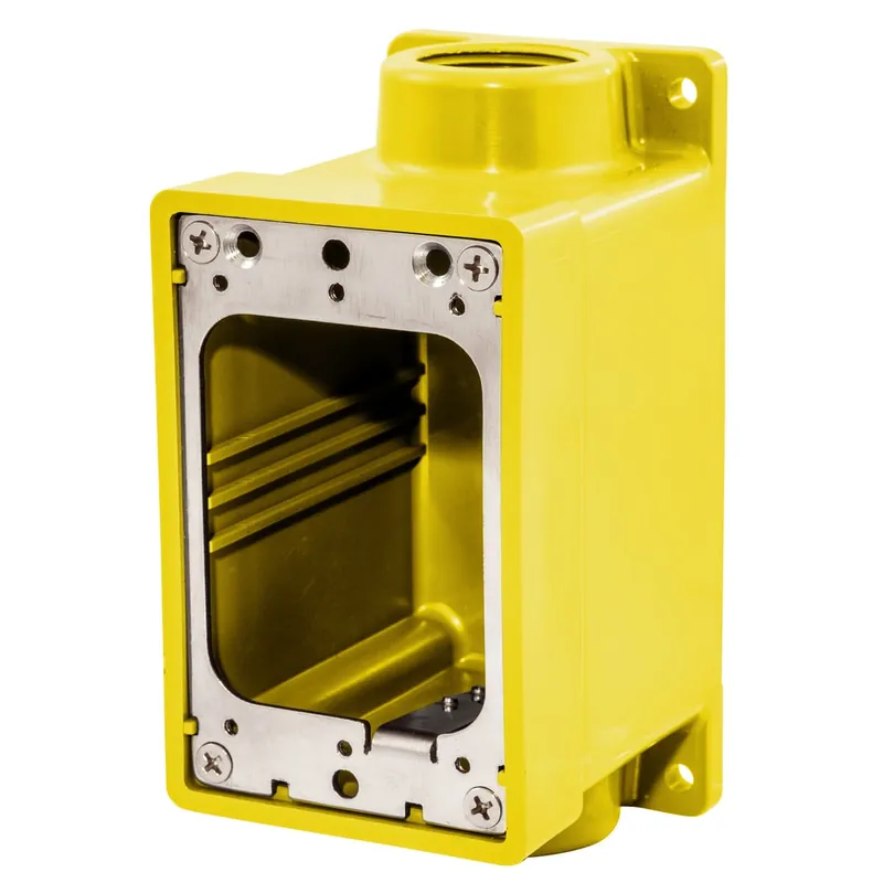 Cheap Hubbell-Wiring HBL60CM84A PBT Watertight FD Box 1-Inch Yellow
