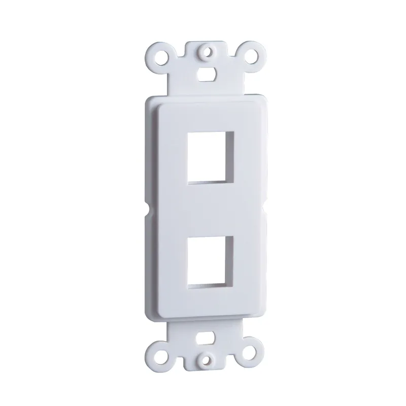 Markdown DataComm Electronics 20-5142 ABS Decor Plate Insert White For 1 Keystone