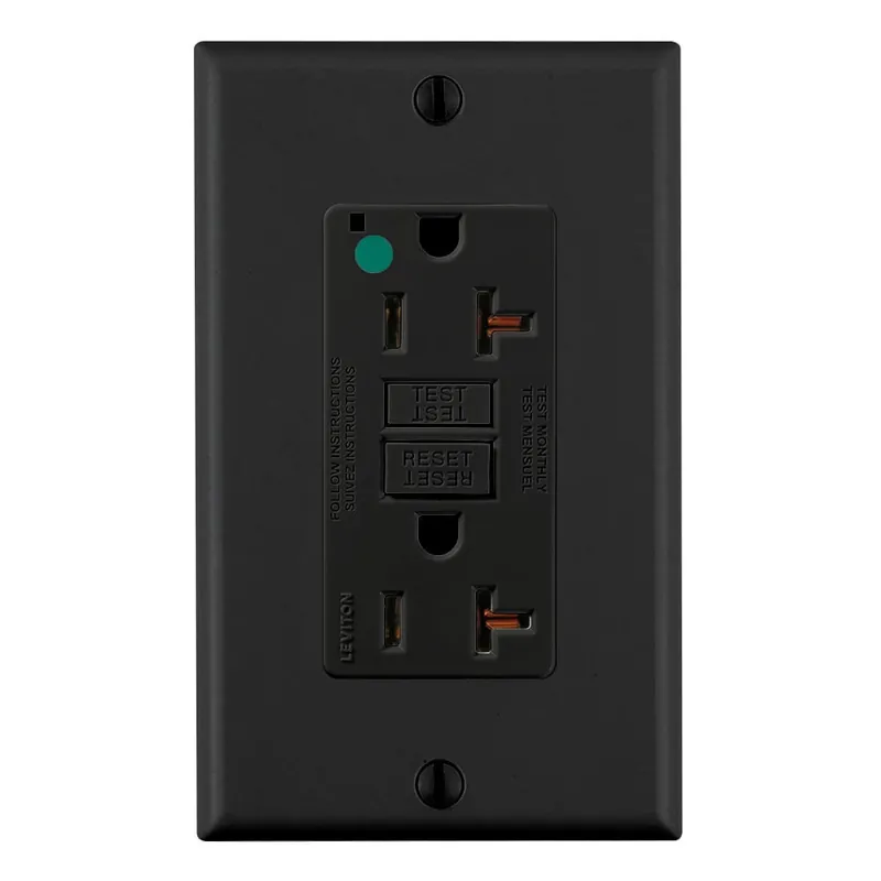 GROUND FAULT CIRCUIT INTERRUPTER RECEPTACLE LEV GFNT2 HGE 20A 125V RECEPTACLE Top Rated