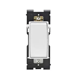 Worldwide Shipping Leviton RE154-WW 120/277-Volt AC 15-Amp 4-Way Decora Wallplate Switch White on White Renu