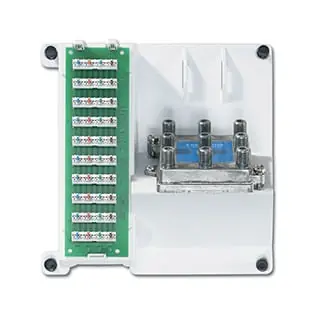 Bulk Order Leviton 47603-2G8 White ABS Plastic Bracket Mount Compact Series Telephone And 8-Way Video Panel