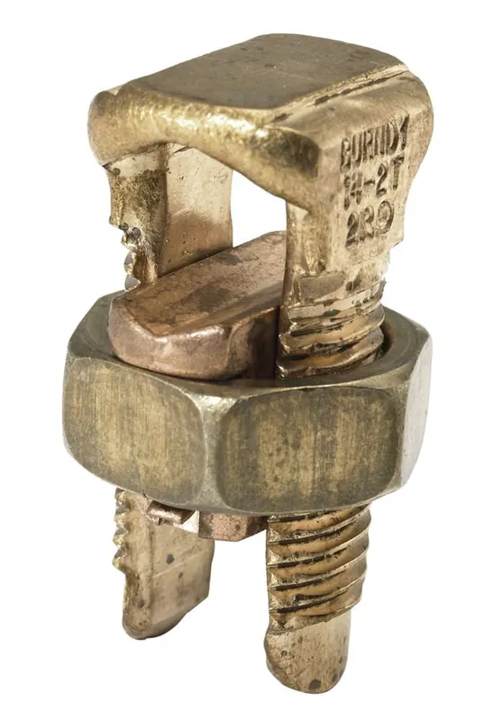 Handmade Hubbell-Wiring HBTSPLITBOLTPK10 Grounding Split Bolt 6-AWG Kellems