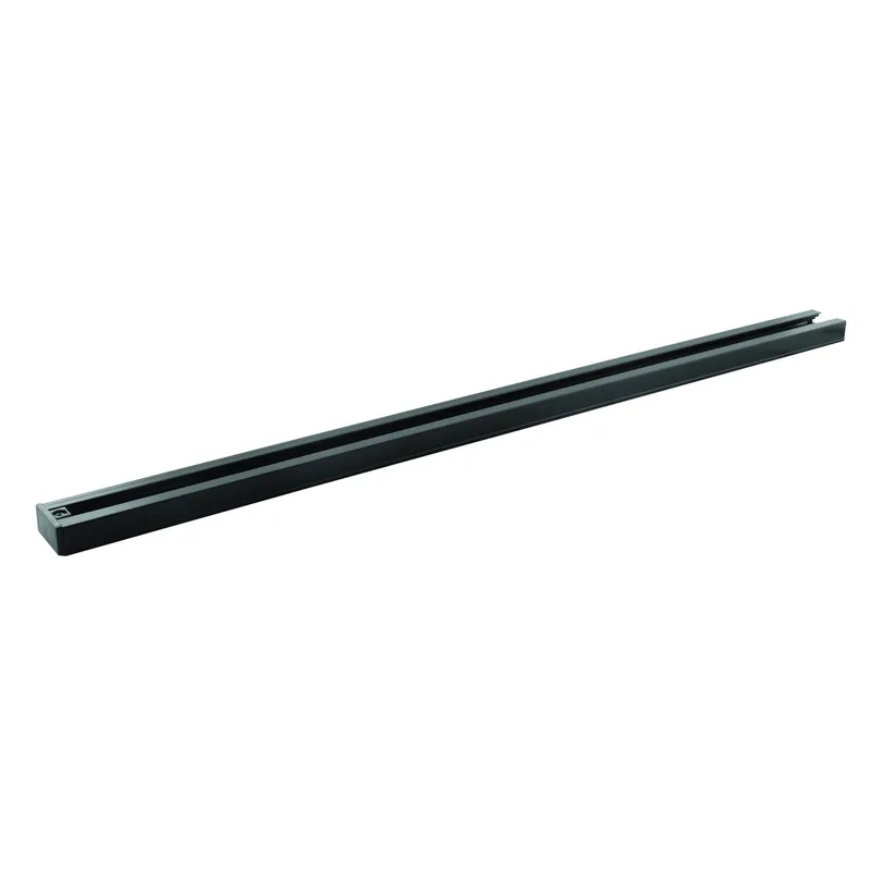 Elco Lighting EP012B EP0 Series 1-Circuit Track 12-ft x 1-3/8-Inch x 11/16-Inch Black For Track Lighting Fixture Secure Checkout