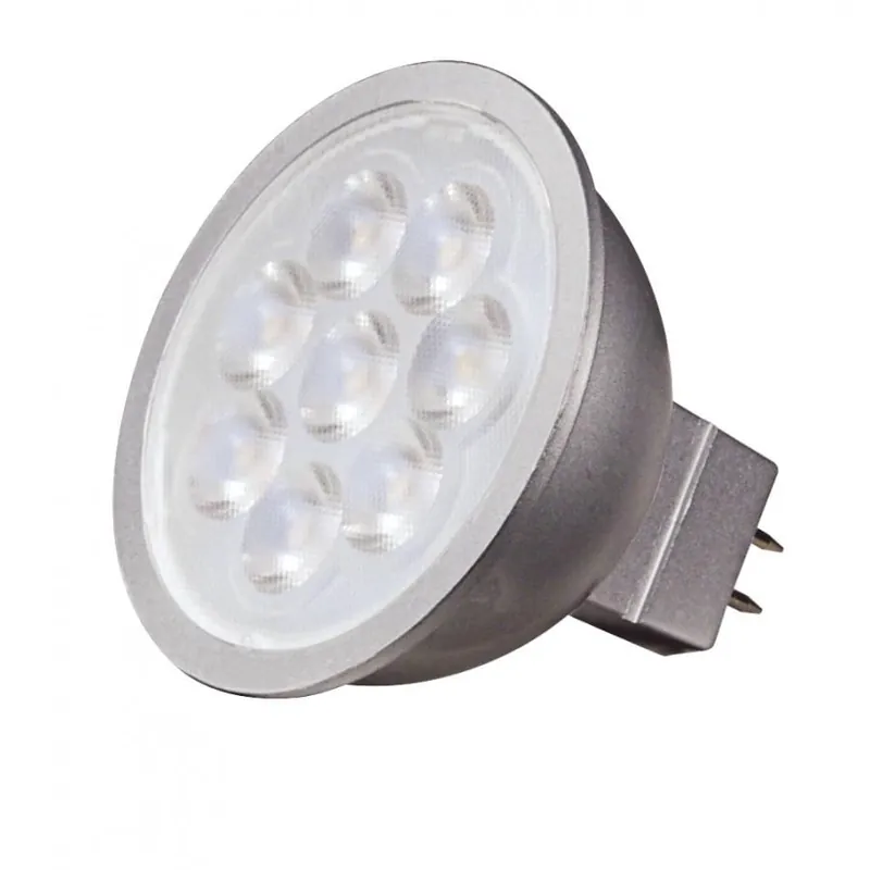 Satco S9616 Dimmable MR16 LED Lamp 2-Pin GU5.3 6.5-Watt 450-Lumens Initial 90 CRI Warm White Bulk Order