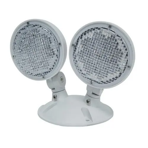 Wholesale Morris 73127 Weatherproof 2-Head Remote LED Emergency Lamp Head 3.6-Volt White