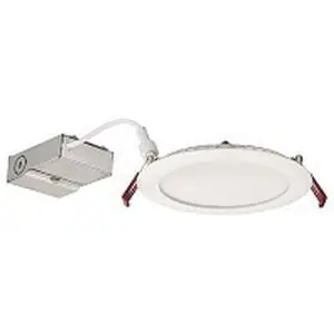 Deal Lithonia Lighting WF6-LED-30K-MW-M6 6-Inch New Construction/Remodel Wafer-Thin LED Recessed Down Light 120-Volt 13-Watt 80 CRI 3000K 1020-Lumens Ma