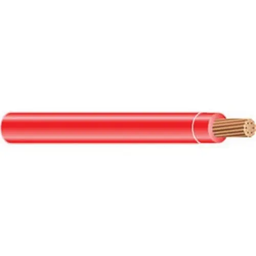 WAL-XHHW1/0RD-1/0-CU-STR-RED Stranded Bare Copper XHHW Cable 1/0-AWG Red Affordable