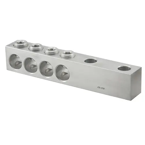 Ilsco PET-4-350-Z Aluminum Alloy PET Series Spade Transformer Lug 4-Port 350-KCMIL-12-AWG Best Choice