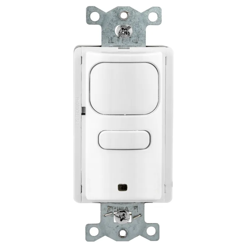 Hubbell-Wiring AP2000W1 Adaptive Technology Manual/Auto Passive Infrared Wall Switch Sensor 1000-Sq-ft 120/277-Volt AC White H-Moss Order Now