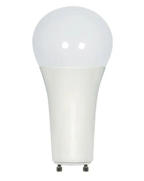 Satco S9819 Dimmable A21 Replacement LED Lamp 2-Pin GU24 15.5-Watt 1600-Lumens 2700K 80 CRI Warm White New Arrival