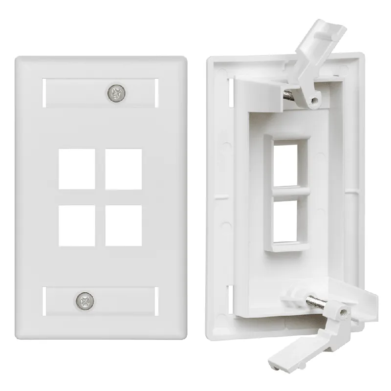 WALLPLATE LEV 42090 4WS 4PORT WALLPLATE Save Now