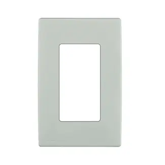 Handmade Leviton REWP1-SE Engineering Grade Polymer Snap-On Mount Screwless Decorator Wallplate 1-Gang 1-Decorator Sea Spray Renu