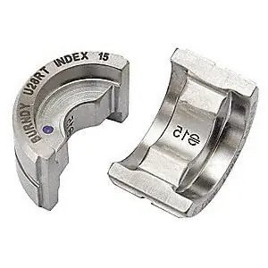 Next Day Delivery Burndy UC Stainless Steel Circular Butting Twin U-Die Brown