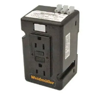 Weidmuller 6720005422 DRAC GF 15 GFCI Duplex Receptacle 15-Amp 125-Volt AC NEMA 5-15R Buy Today