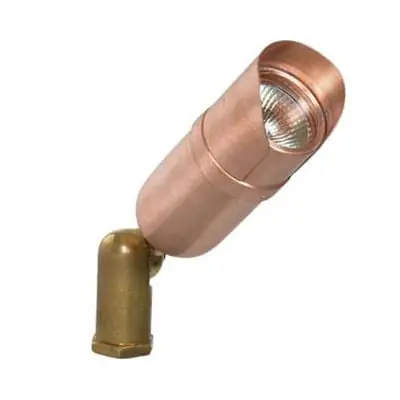 Luxury Philips Lighting CUL16-S7LED7FLW Low Voltage Accent Light 7-Watt 12-Volt Polished Natural Copper Hadco Bullyte