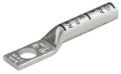 Ilsco CLNS-350-58 Electro Tin Plated Copper 1-Hole CLNS Series Compression Lug 350-KCMIL 5/8-Inch Red SureCrimp Clearance