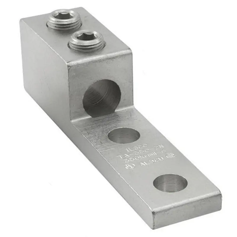Ilsco TA-350-2N Electro Tin Plated 6061-T6 Aluminum Alloy Type TA Dual-Rated Mechanical Lug 6-AWG-350-KCMIL Price Drop