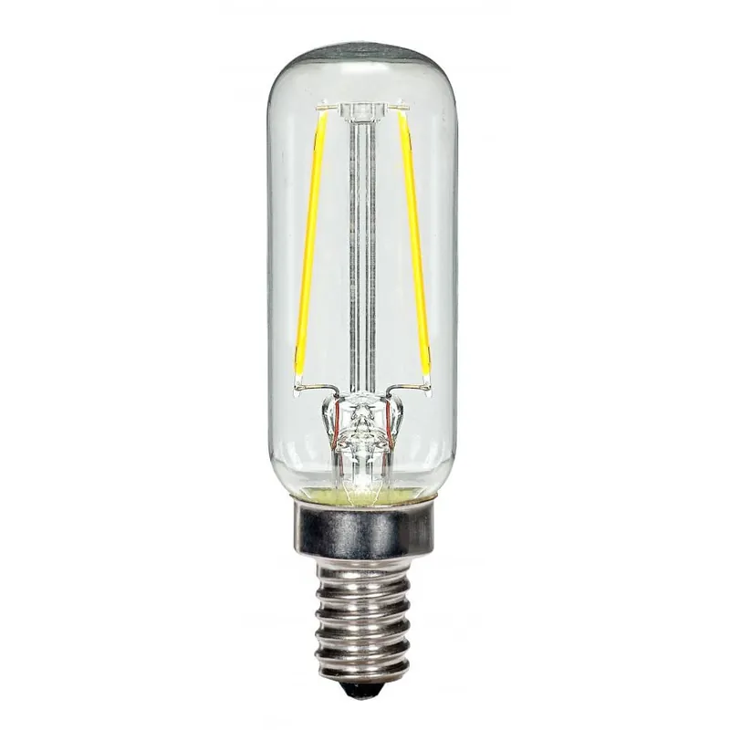 Satco S9872 Dimmable T6 LED Filament Lamp E12 Candelabra Base 200-Lumens Initial 80 CRI 2700K Warm White 2.5-Watt Big Sale