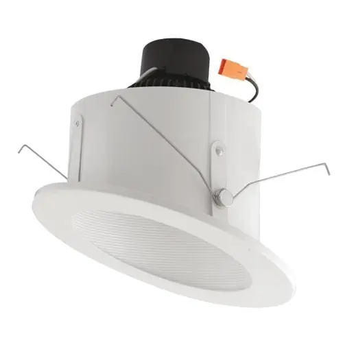 Elco Lighting EL-71230W Dimmable 6-Inch LED Sloped Ceiling Retrofit Insert 90 CRI 3000K 900-Lumens White Must Have