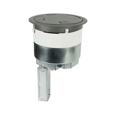 Wiremold 8ATC2AL Die Cast Aluminum Cover Unwired Surface Style Poke-Thru Device Assembly Aluminum Powder Coated Evolution Get Yours
