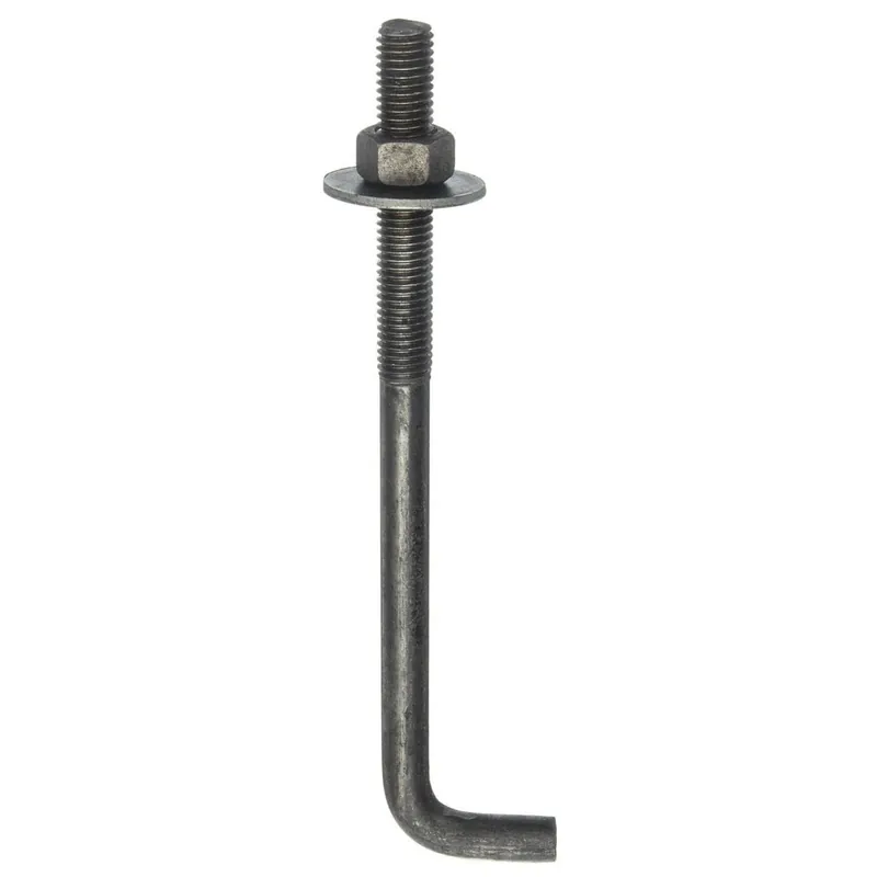Anchor Bolt With Nut And Washer 3/4-Inch x 18-Inch x 4-Inch Fast Shipping