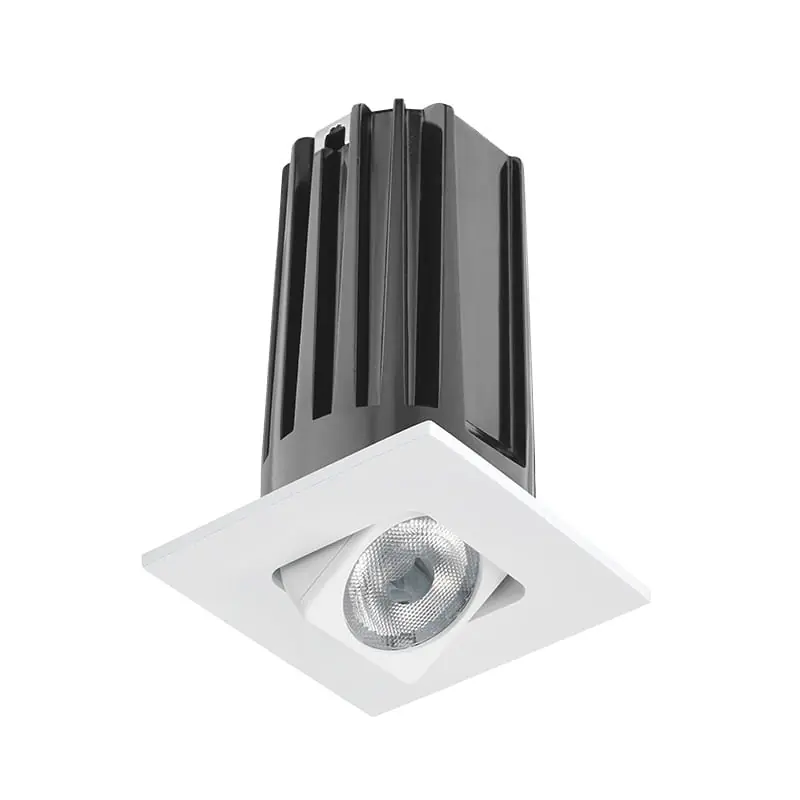 Affordable Juno Lighting 2LEDTRIM-G2-SQADJ-30K-90CRI-FL-WH 2-Inch Adjustable Trim 90 CRI 3000K White