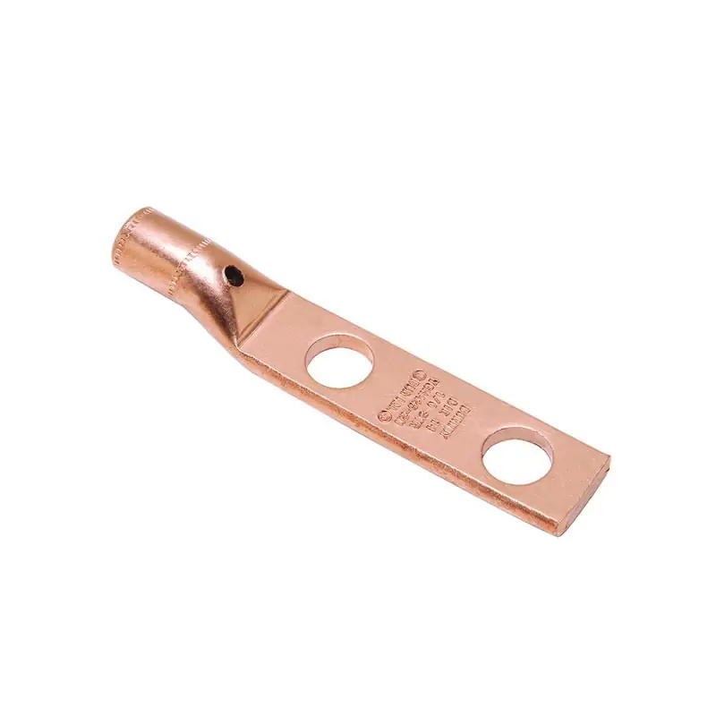 Super Sale Burndy YGHA34-2N Copper 2-Hole Type YGHA Unplated Compression Lug 500-KCMIL 1/2-Inch Hylug Hyground