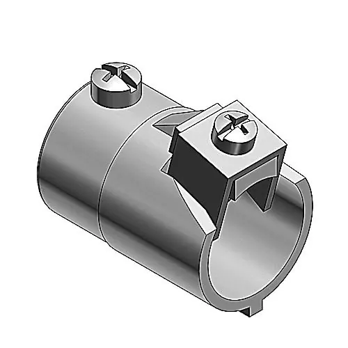 Budget Thomas & Betts 505-TB Zink Chromate Malleable Iron EMT Conduit Adapter 1-Inch EMT x 1-Inch Flexible Tite-Bite®