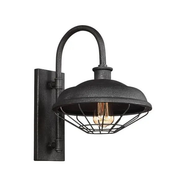 Murray Feiss WB1828SGM 1-Light Wall Lantern 60-Watt 120-Volt AC Slate Gray Lennex Crafted