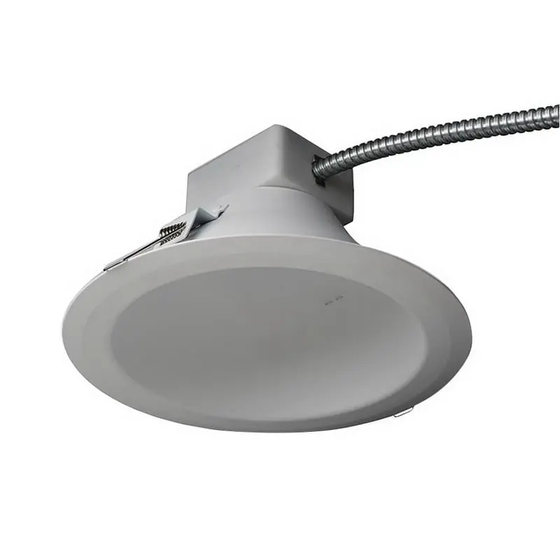 Fast Shipping GE Lighting LRX-R8-18-8-30-MD Dimmable 8-Inch LRX Series LED Retrofit Down Light Round 120 - 277-Volt AC 82 CRI 3000K 1800-Lumens White Trim Lumina