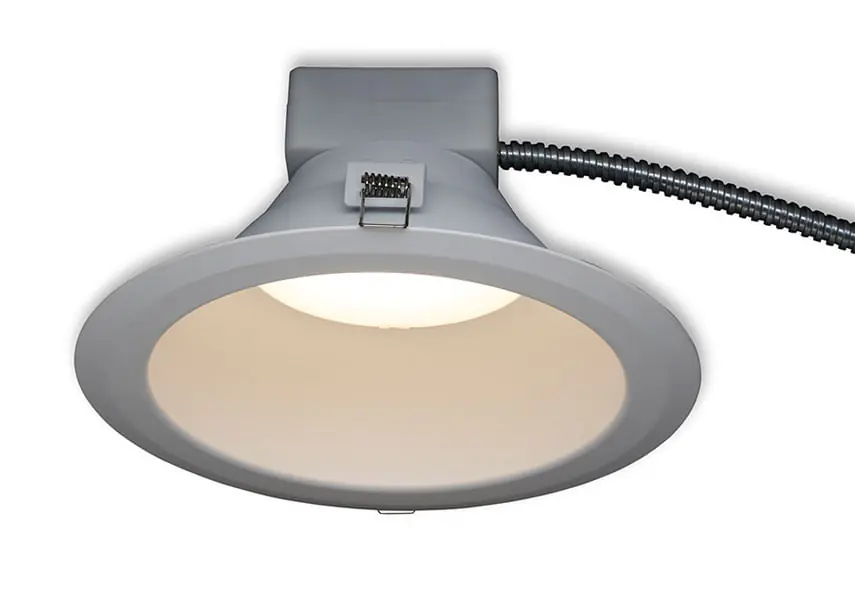 GE Lighting LRXR818835MD Dimmable 8-Inch LED Retrofit Down Light 120 - 277-Volt Round 82 CRI 3500K 1800-Lumens White Trim Lumination Don’t Miss Out